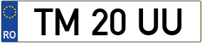 Truck License Plate